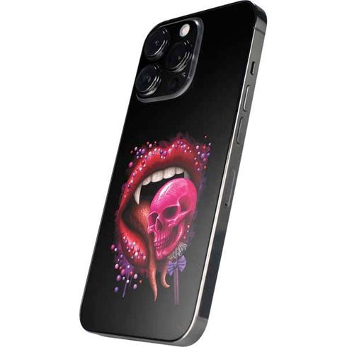 Vampire Skull Lollypop by Sarah Richter iPhone 14 Pro Skin